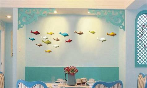 夢見魚群 牆壁花紋